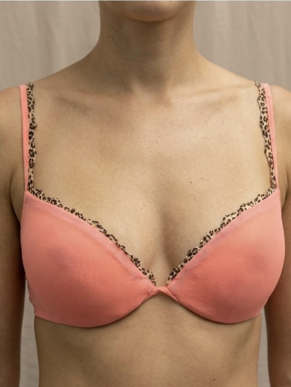 NEW! Cosabella Push Up Leopard Lace Trim Bra
